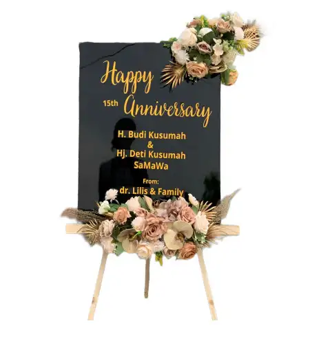 Papan Bunga Akrilik Kutapanjang